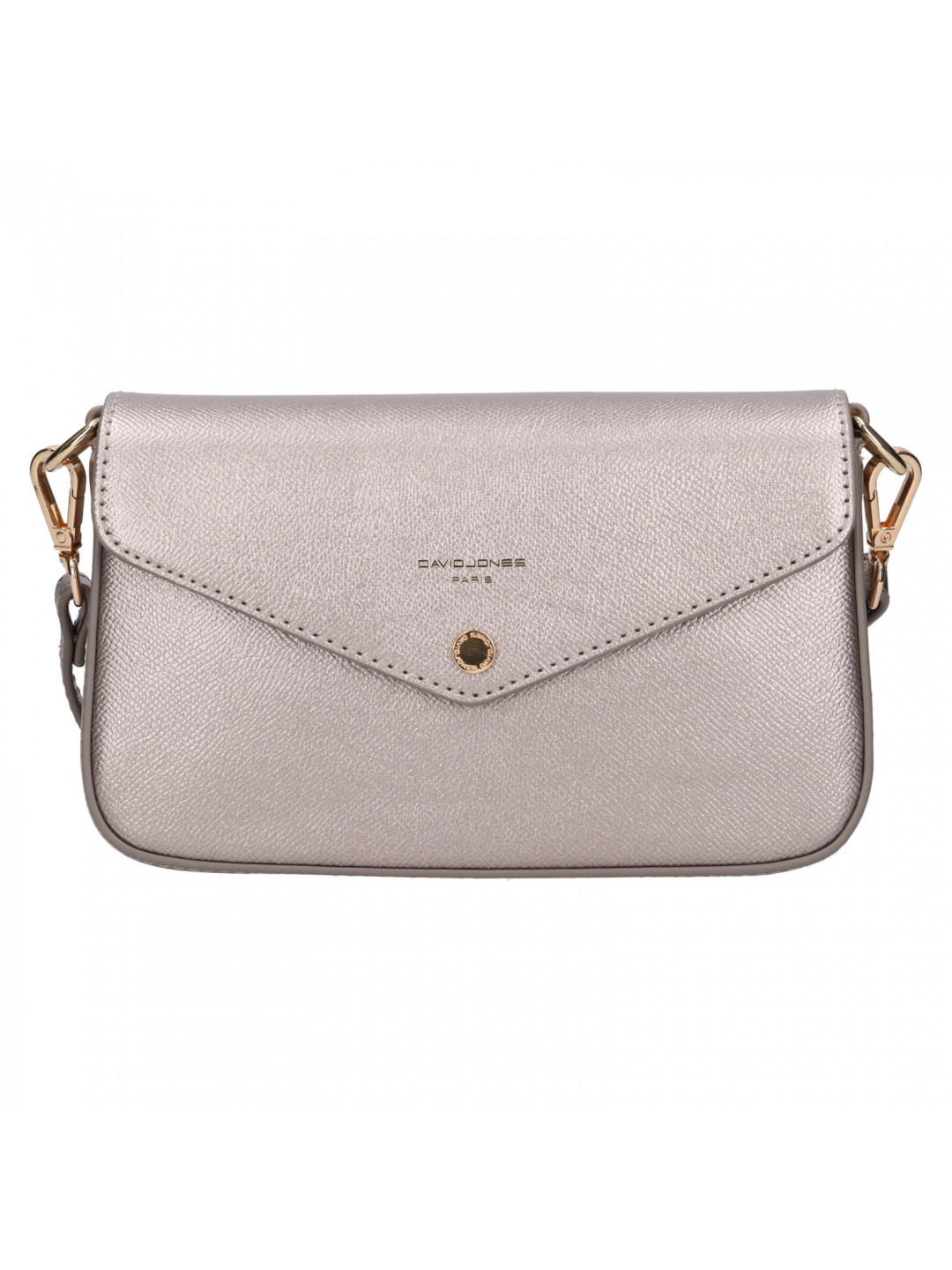 Dámská crossbody kabelka David Jones Sheena – stříbrná